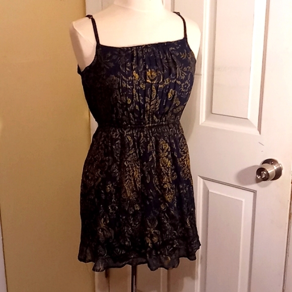 Abercrombie & Fitch Tops - Navy & Gold Tunic